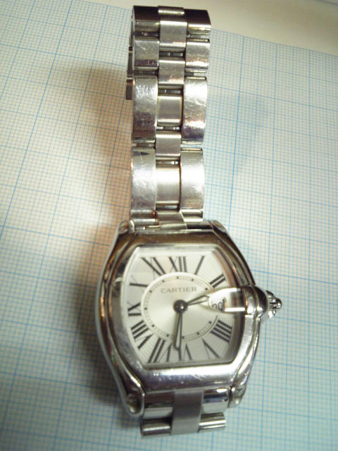 Cartier（カルティエ）ロードスター時計の研磨